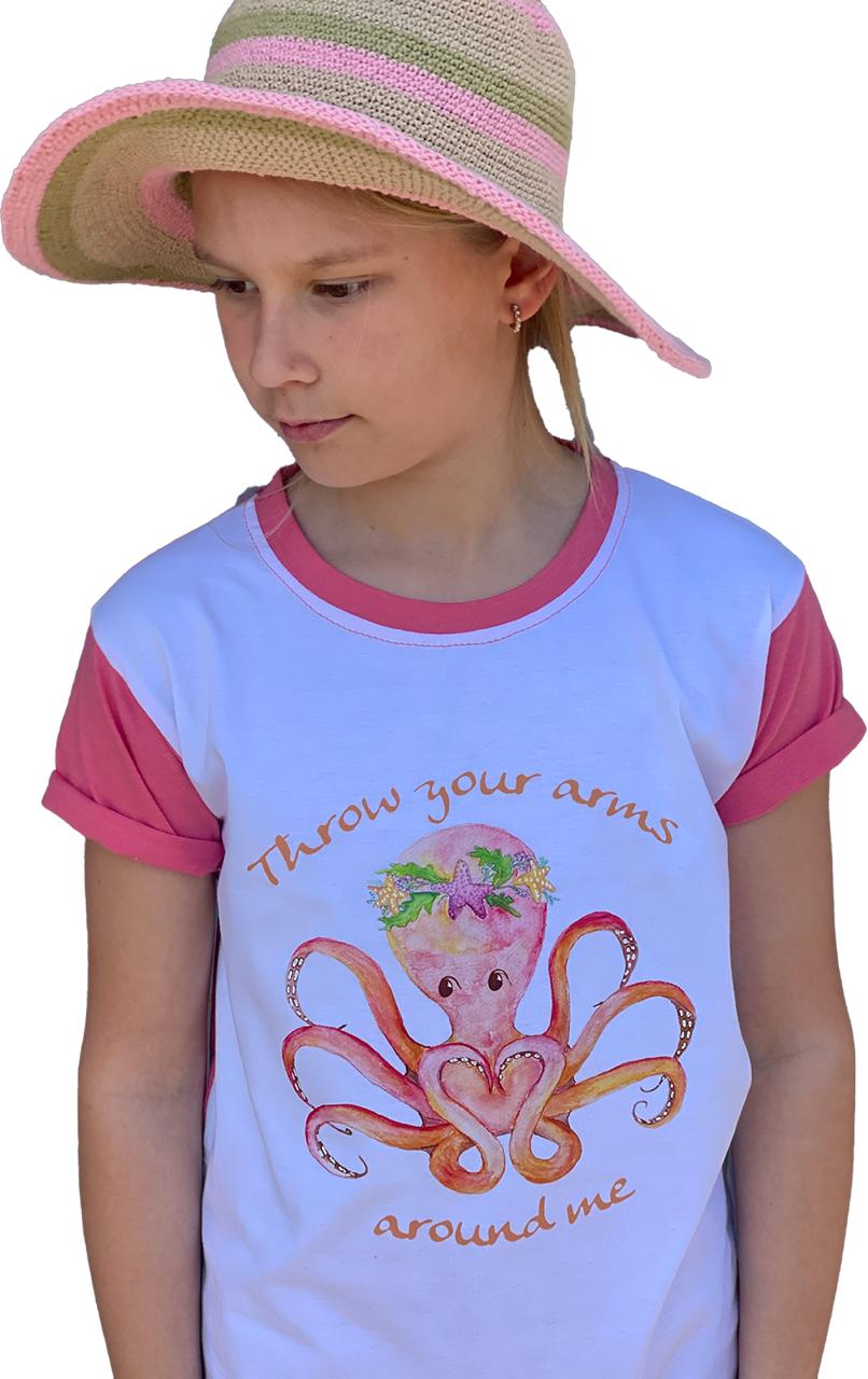 Throw your arms around me octopus tee