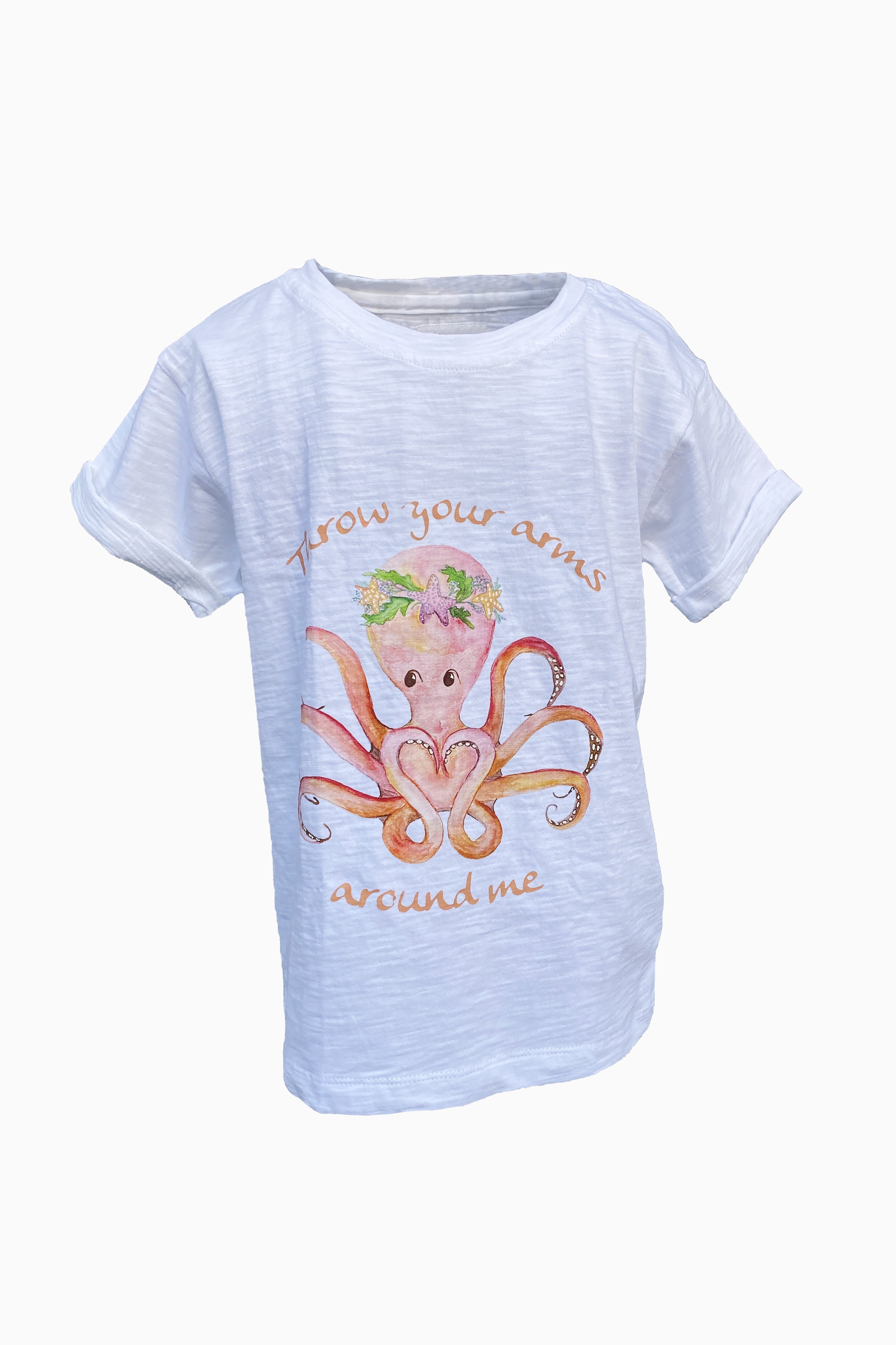 Throw your arms around me octopus tee