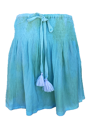 Tie-dye swing skirt