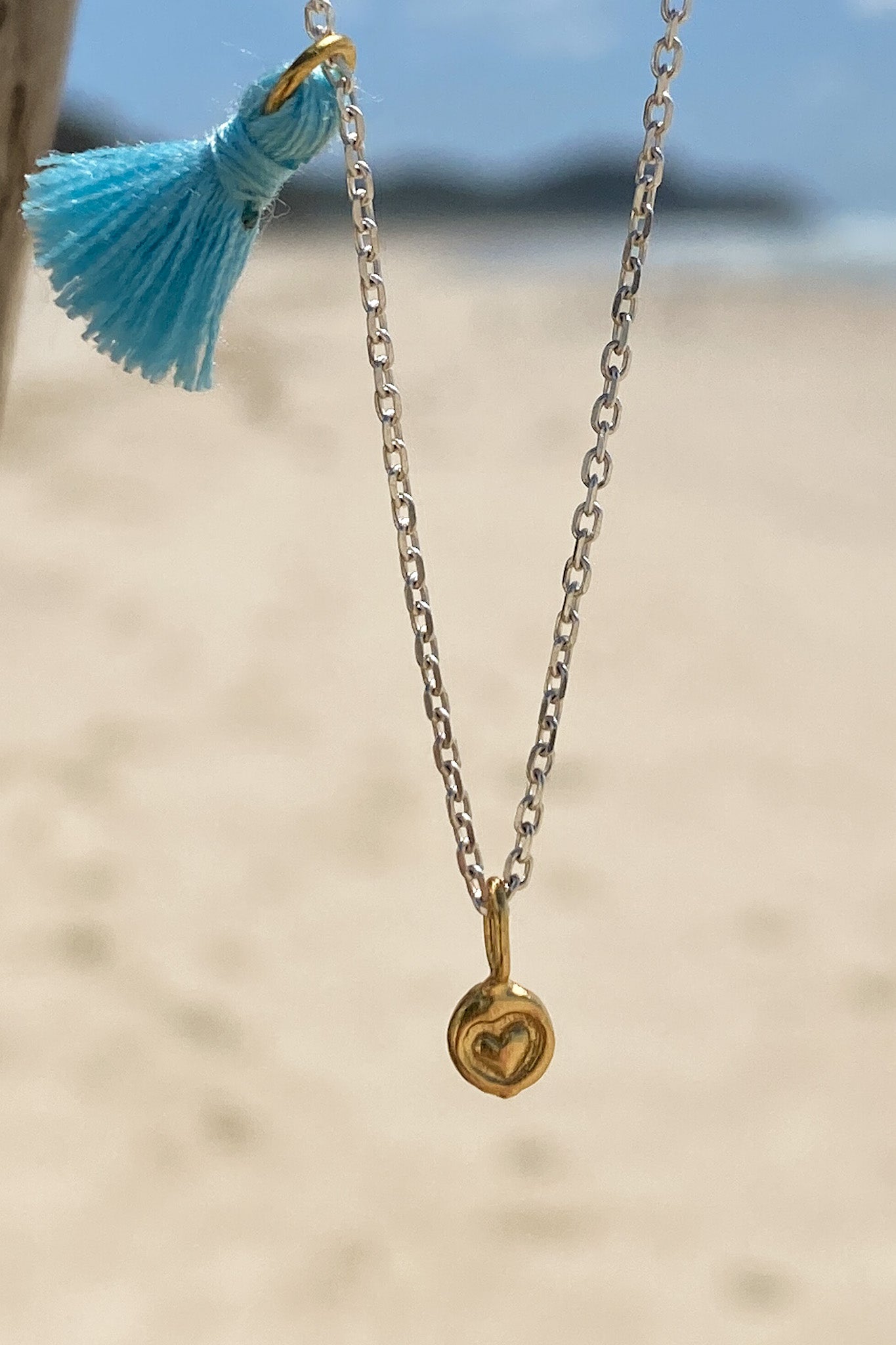 Love tassel necklace