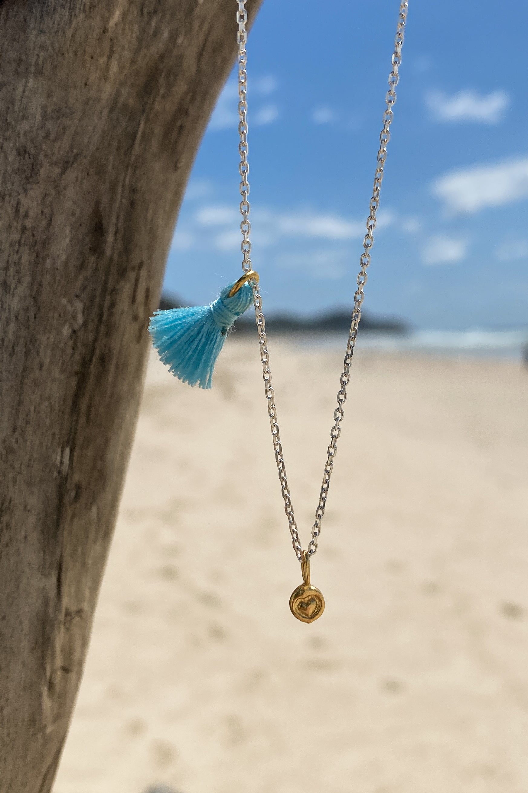 Love tassel necklace